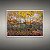 Quadro Decorativo Paisagem de Outono com Árvores Amarelas e Floresta 6020 - Imagem 3