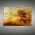 Quadro Decorativo Paisagem Árvore Solitária Dourada e Céu Abstrato 6087 - Imagem 4
