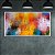 Quadro Decorativo Pintura Abstrata Colorida Textura Rústica Moderna 6012 - Imagem 5