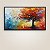 Quadro Decorativo Árvore Outono Abstrata Espátula Cores Vibrantes 6086 - Imagem 5