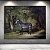 Quadro Decorativo Zebra na Floresta Árvores Centenárias Estilo Clássico 6099 - Imagem 1