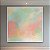 Quadro Decorativo Abstrato Aquarela Tons Pasteles Verde e Coral Suave 6106 - Imagem 1