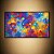 Quadro Decorativo Abstrato Galáxia Colorida com Cores Vibrantes e Brilhos 6103 - Imagem 3