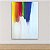 Quadro Decorativo Abstrato Moderno com Faixas de Cores Vibrantes 6107 - Imagem 2