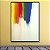 Quadro Decorativo Abstrato Moderno com Faixas de Cores Vibrantes 6107 - Imagem 1