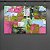 Quadro Decorativo Abstrato Moderno com Pinceladas Rosas e Verdes 6112 - Imagem 2