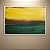 Quadro Decorativo Abstrato Moderno Pinceladas Amarelo Marrom e Verde 6102 - Imagem 2
