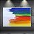 Quadro Decorativo Abstrato Pintura a Óleo Pinceladas Coloridas Degradê Arte 6111 - Imagem 3