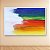 Quadro Decorativo Abstrato Pintura a Óleo Pinceladas Coloridas Degradê Arte 6111 - Imagem 2