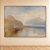 Quadro Decorativo Paisagem Montanhas Névoa Lago Neve Tons Pastéis 6105 - Imagem 4