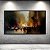 Quadro Decorativo Cidade Noturna Luzes de Rua e Tráfego Urbano Impressão Abstrata 6127 - Imagem 5
