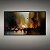 Quadro Decorativo Cidade Noturna Luzes de Rua e Tráfego Urbano Impressão Abstrata 6127 - Imagem 2