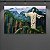 Quadro Decorativo Cristo Redentor Arte Têxtil Paisagem Rio de Janeiro 6128 - Imagem 5