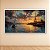 Quadro Decorativo Paisagem Paris Eiffel Pôr do Sol e Rio Sena 6117 - Imagem 3