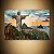Quadro Decorativo Paisagem Rio de Janeiro Cristo Redentor Patchwork 6119 - Imagem 3