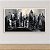 Quadro Decorativo Paisagem Urbana Abstrata Skyline em Preto e Branco 6116 - Imagem 5