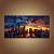 Quadro Decorativo Paisagem Urbana Chicago Pôr do Sol Abstrato Moderno 6118 - Imagem 3