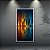 Quadro Decorativo Paisagem Urbana Noturna Arranha-Céus e Rio Espelhado 6124 - Imagem 3