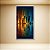 Quadro Decorativo Paisagem Urbana Noturna Arranha-Céus e Rio Espelhado 6124 - Imagem 4