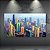 Quadro Decorativo Paisagem Urbana Skyline de Cidade Abstrata com Espátula 6121 - Imagem 3