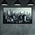 Quadro Decorativo Paisagem Urbana Skyline Monocromático em Tons de Cinza 6120 - Imagem 5