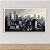 Quadro Decorativo Paisagem Urbana Skyline Monocromático em Tons de Cinza 6120 - Imagem 3