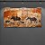Quadro Decorativo Arte Rupestre Primitiva Animais na Caverna 6132 - Imagem 5