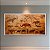 Quadro Decorativo Arte Rupestre Pré-Histórica com Animais e Figuras Humanas 6143 - Imagem 4