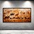 Quadro Decorativo Arte Rupestre Pré-Histórica Pintura em Caverna de Animais Selvagens e Touros 6130 - Imagem 5