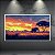 Quadro Decorativo Elefante na Savana Africana Pôr do Sol Cores Vivas 6147 - Imagem 4