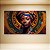 Quadro Decorativo Mulher Africana com Turbante Colorido e Brincos Étnicos 6140 - Imagem 5
