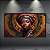 Quadro Decorativo Mulher Africana com Turbante Colorido e Brincos Étnicos 6140 - Imagem 4