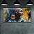 Quadro Decorativo Mãe e Filho Pintura a Óleo Abstrata Tons de Azul e Ouro 6139 - Imagem 3
