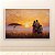 Quadro Decorativo Paisagem Africana Pôr do Sol Família na Savana 6131 - Imagem 4
