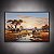 Quadro Decorativo Paisagem Savana Africana Elefantes Pôr do Sol 6136 - Imagem 4