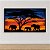 Quadro Decorativo Paisagem Savana Africana Elefantes Pôr do Sol 6138 - Imagem 5