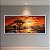 Quadro Decorativo Paisagem Savana Africana Elefantes Pôr do Sol e Rio 6134 - Imagem 4