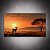 Quadro Decorativo Paisagem Savana Africana Pôr do Sol e Árvore 6145 - Imagem 2