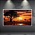 Quadro Decorativo Paisagem Savana Africana Pôr do Sol Elefantes e Árvore Baobá 6135 - Imagem 5