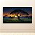 Quadro Decorativo Paisagem Savana Africana Pôr do Sol Árvore Elefantes 6142 - Imagem 1