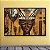 Quadro Decorativo Rosto Africano Tribo Étnica Com Adorno de Cabeça e Lança 6137 - Imagem 3