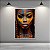 Quadro Decorativo Rosto Feminino Pintura Tribal Cores Vibrantes Africano 6152 - Imagem 2