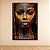 Quadro Decorativo Rosto Feminino Pintura Tribal Cores Vibrantes Africano 6152 - Imagem 5