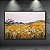 Quadro Decorativo Paisagem Colinas Douradas Campo de Flores e Texturas Têxteis 6154 - Imagem 1