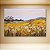 Quadro Decorativo Paisagem Colinas Douradas Campo de Flores e Texturas Têxteis 6154 - Imagem 5