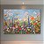 Quadro Decorativo Pintura a Óleo Campo de Flores Silvestres e Céu Azul 6162 - Imagem 3