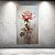 Quadro Decorativo Rosa Romântica Pastel Pintura a Óleo Abstrata Floral 6164 - Imagem 5