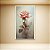 Quadro Decorativo Rosa Romântica Pastel Pintura a Óleo Abstrata Floral 6164 - Imagem 4
