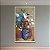 Quadro Decorativo Vaso de Flores Estilo Impressão Artística Colorida 6158 - Imagem 5