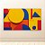 Quadro Decorativo Abstrato Geométrico Cores Primárias Moderno Minimalista 6165 - Imagem 1